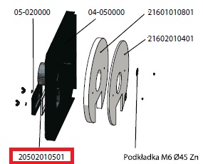 Ущільнюючий шнур d=12mm(1 метр) - 20502010501